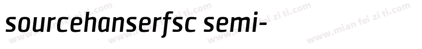 sourcehanserfsc semi字体转换